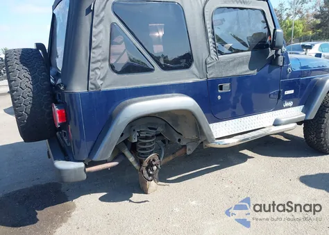 2004 Jeep Wrangler X z USA, uszkodzony, nr VIN 1J4FA39S74P724840